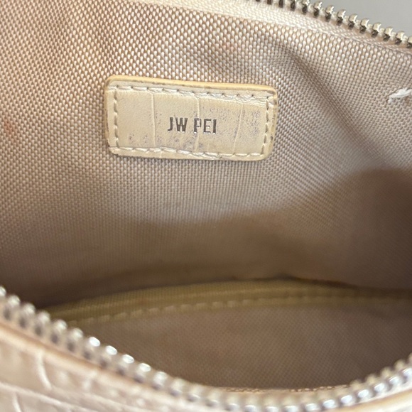 JW PEI Ivory Croc-Embossed ‘EVA’ Baguette Shoulder Bag - Picture 16 of 16